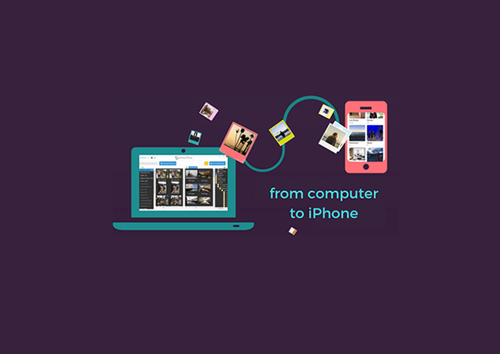 انتقال تصاویر از کامپیوتر به آیفون