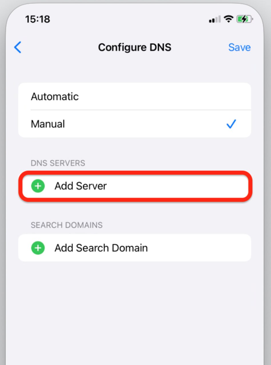 اضافه کردن سرور جدید